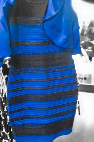Разница восприятия цвета людьми. Иллюзия — синее или золотое платье? — CMT Научный подход