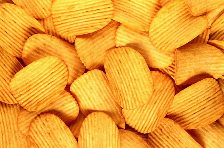 Рефленные картофельные чипсы