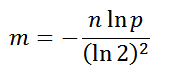 Формула оптимального размера массива