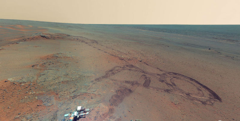 Панорамы Марса, сделанные Curiosity