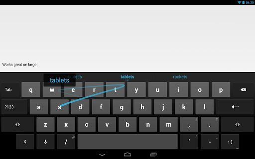 Клавиатура Google из Android 4.2 теперь доступна в Play Store в качестве автономного приложения