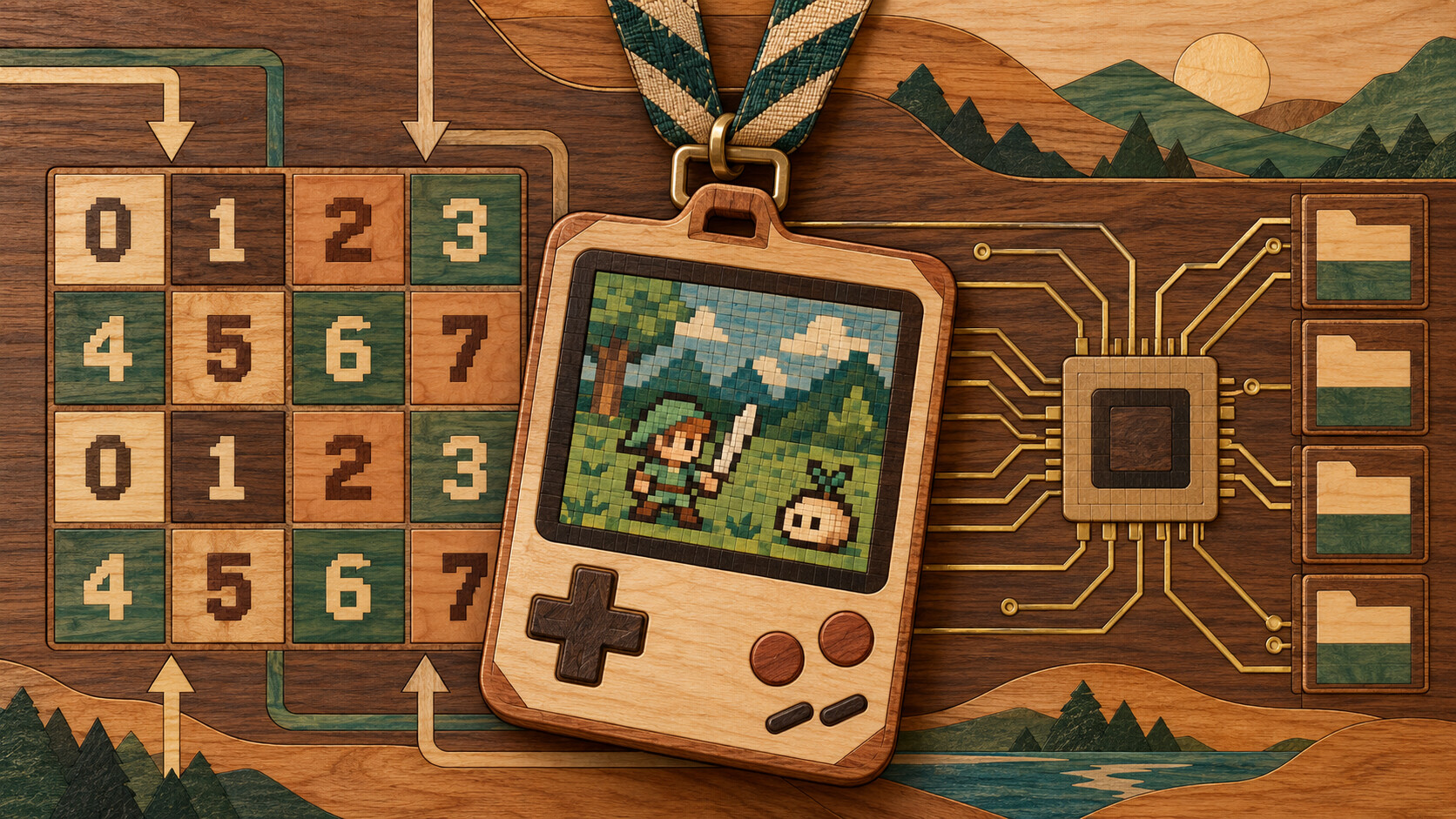 [Перевод] Эмулятор Game Boy Color на MicroPython: Pokémon Crystal на конференц-бейдже с RP2350