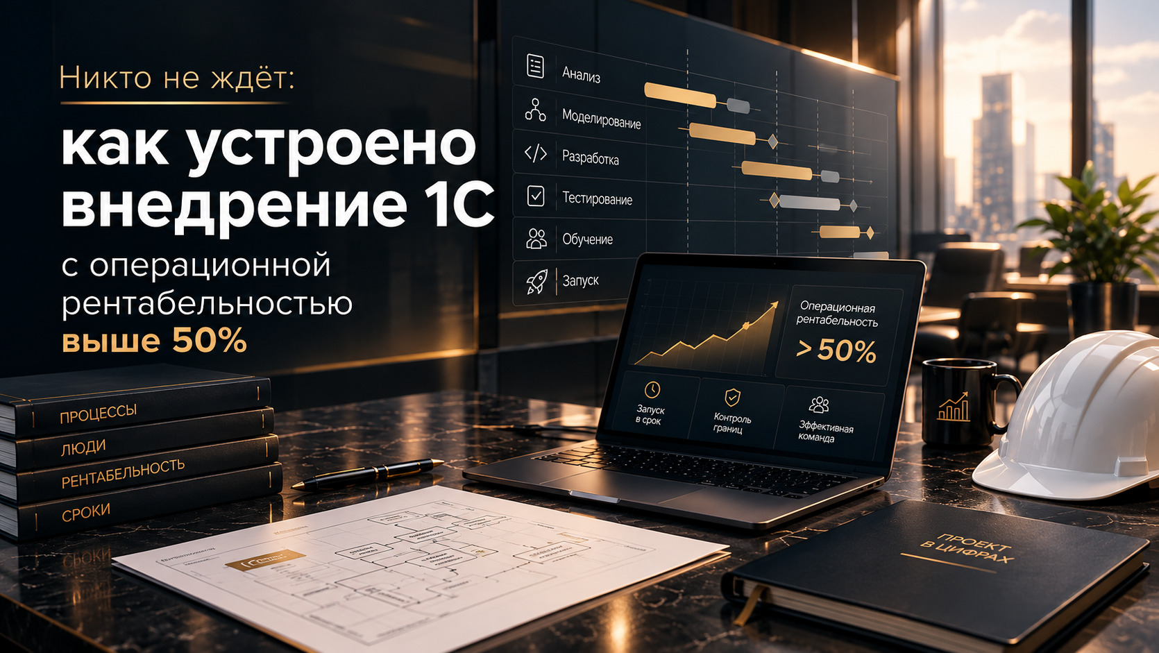Никто не ждёт: как устроено внедрение 1 С с операционной рентабельностью выше 50%