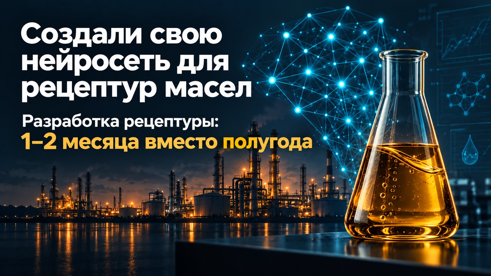 Софта для рецептур масел не было никогда — своя нейросеть сократила разработку с полугода до месяца