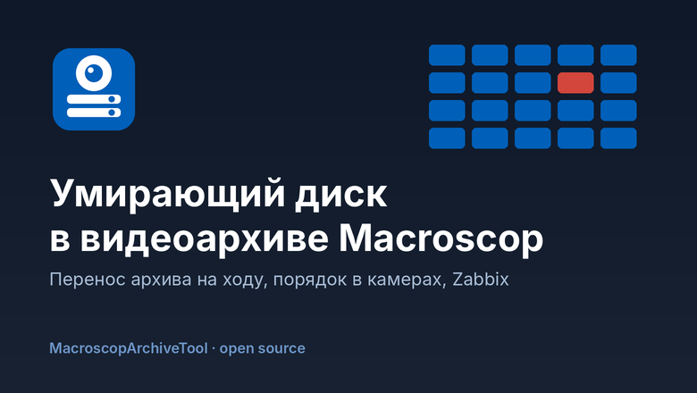 Macroscop Archive Tool