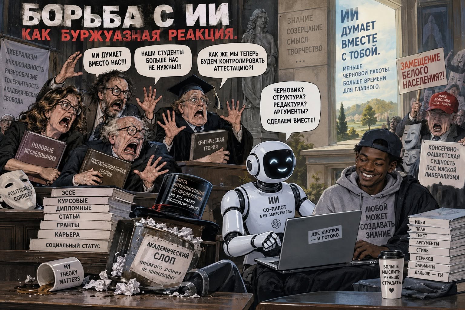 Роботы против буржуазной интеллигенции