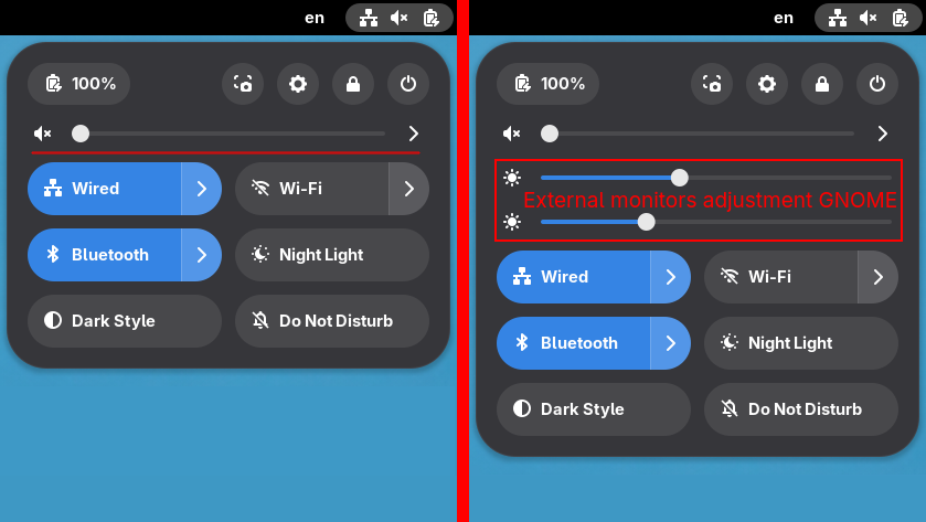 Регулировка яркости внешнего монитора в GNOME, как в KDE: что есть, что выбрать и почему я начал контрибьютить
