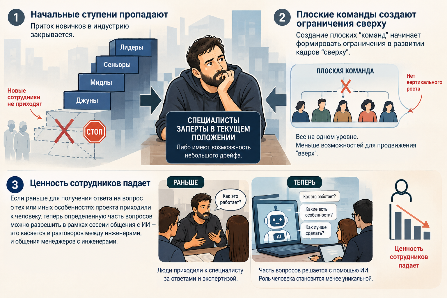 Влияние искусственного интеллекта на рынок труда и трансформацию разработки ПО — изображение 4