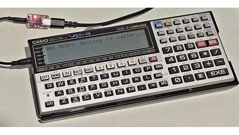 [Перевод] Настоящая BBS на калькуляторе Casio