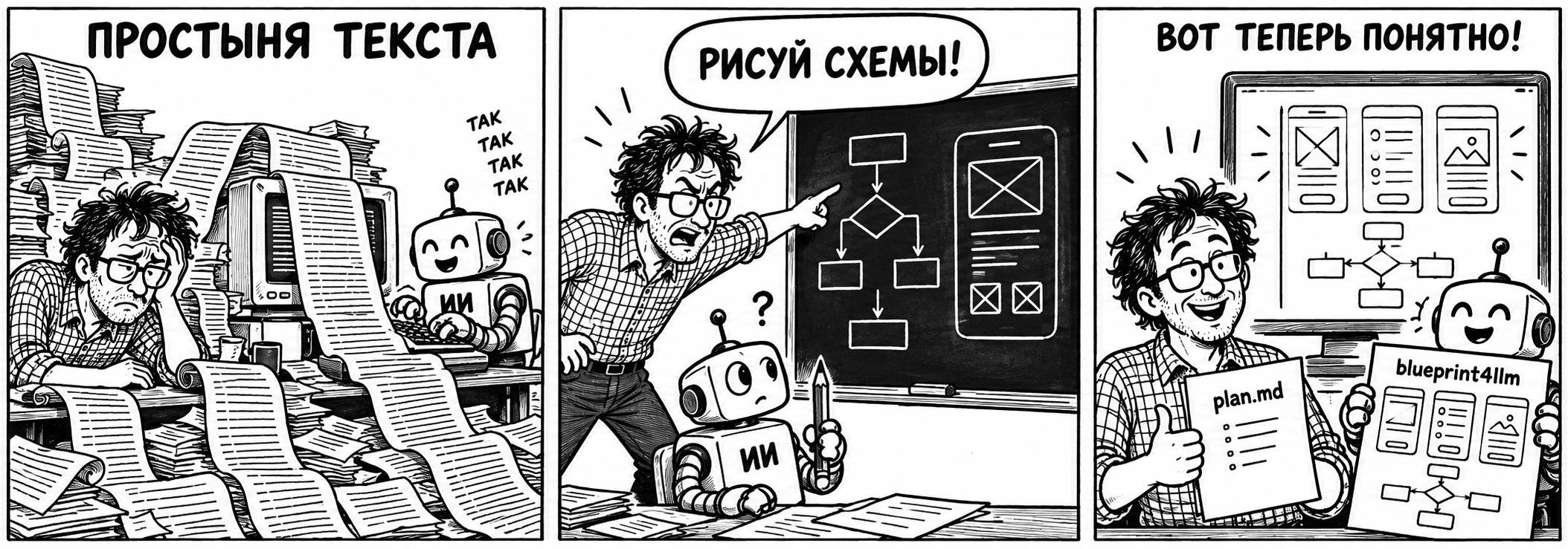 Как заставить ИИ-агентов рисовать интерфейсы и диаграммы вместо текстов