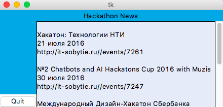 GitHub - DmitrySerg/NewsFeed: Custom News Feed in Python with Tkinter ...