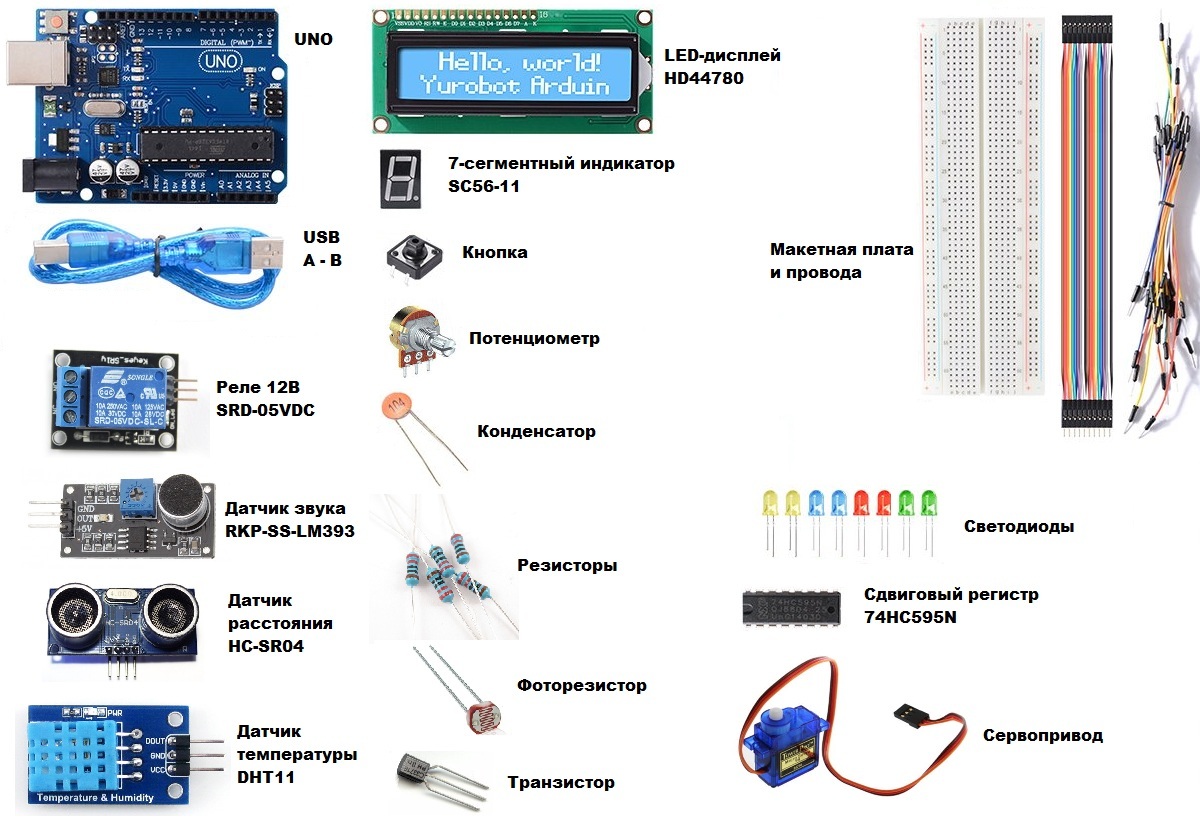 [Из песочницы] Бюджетный стартовый набор Arduino