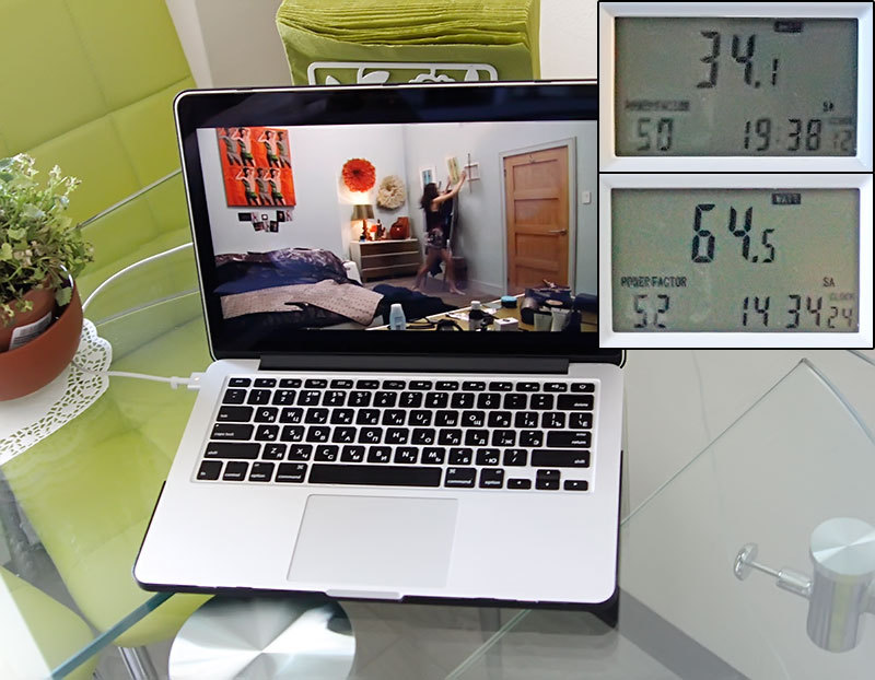 энергоэффективность MacBook 13 Pro