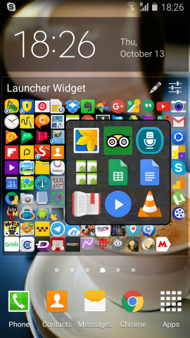 Launcher Widget