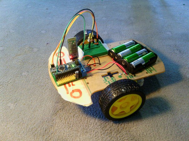 Роботизированная машина на Arduino, управляемая по Bluetooth: схема и программа