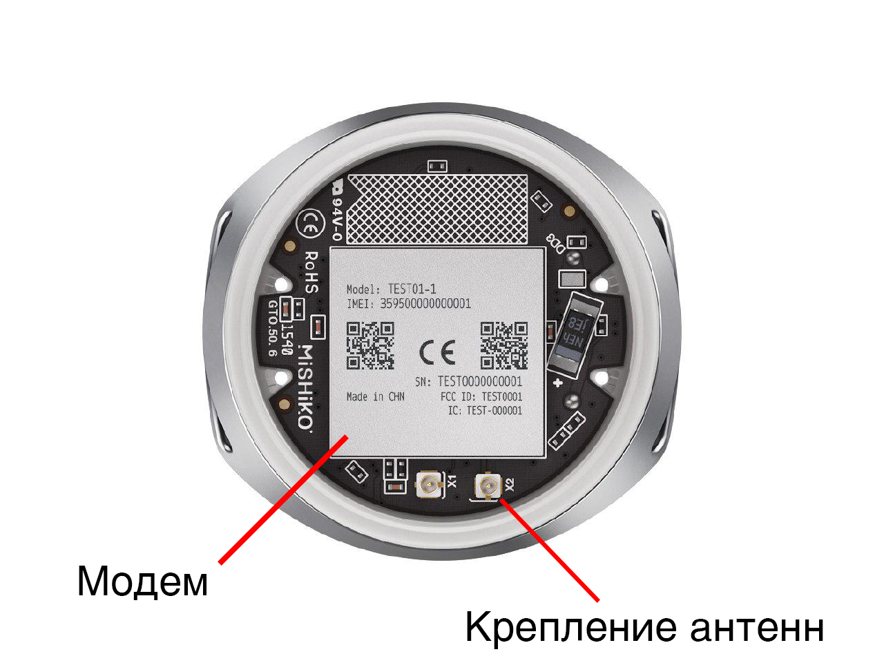 Кастомная GPS антенна, SIM чип, процессор и 8Мб памяти: из чего сделан умный собачий ошейник Mishiko