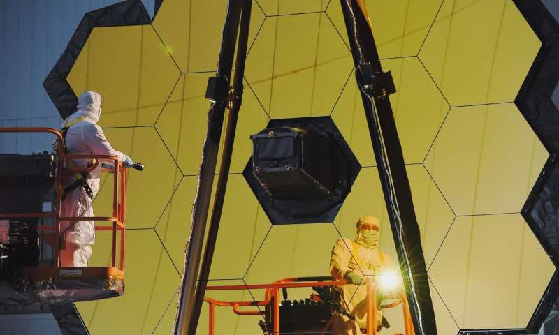 НАСА завершило предварительные тесты зеркала телескопа «Джеймс Уэбб»