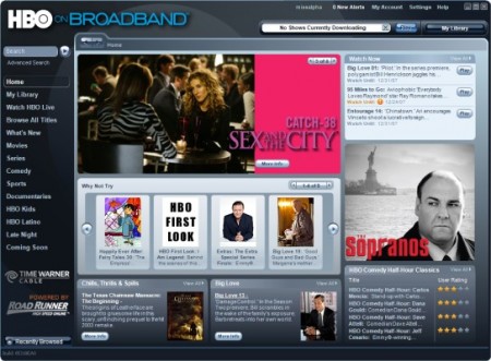HBO on Broadband online video service