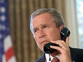 А у президента Буша - чёрный