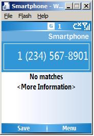Скриншот эмулятора Windows Mobile Smartphone