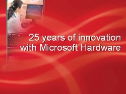 25 лет инноваций с Microsoft Hardware
