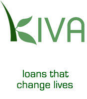 Kiva logo and slogan