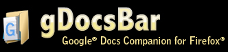 Google docs bar