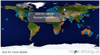 Карта посетителей сайта