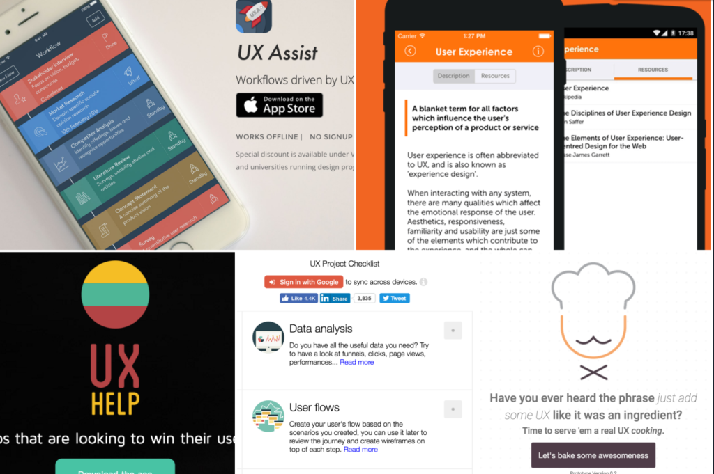 5 awesome UX Checklist Apps