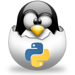 tux in egg in python