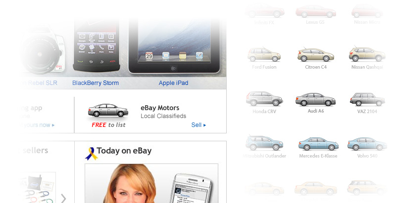 eBay steal car icon