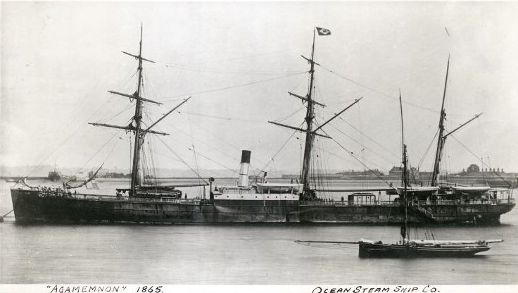 Фотография судна Холта «Агамемнон» того времени
