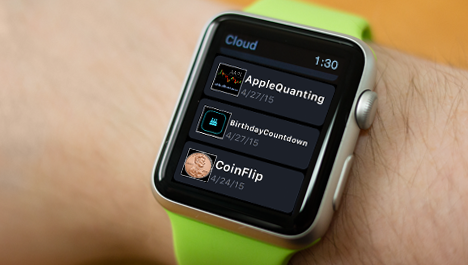 ...And it deploys the generated app to the watch, ready to run
