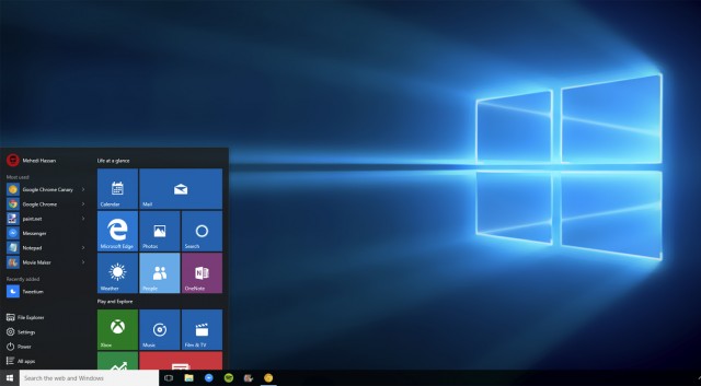 Captura de pantalla de Windows