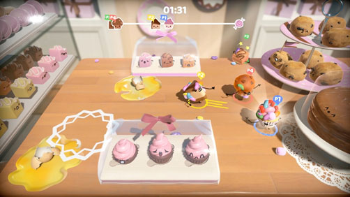 Captura de pantalla del juego Cake Bash