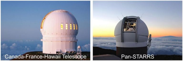 CFHT находится в гавайской обсерватории Мауна-Кеа, Гавайи, а Pan-STARRS — в обсерватории Халеакала на Гавайях. Оба они являются ключевыми частями UNIONS — ультрафиолетового ближнего инфракрасного оптического северного обзора.