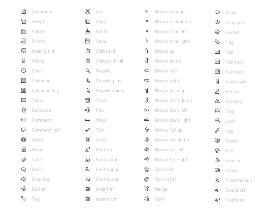 30 комплектов иконок в стиле минимализм / Хабр