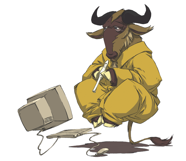 GNU meditating