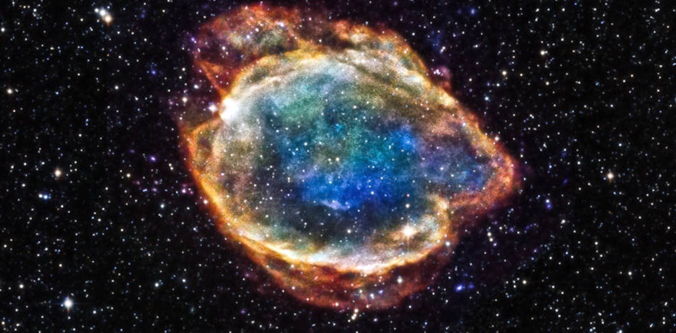 Останки сверхновой типа Ia - типа взорвавшейся звезды, используемой для измерения расстояний во Вселенной.