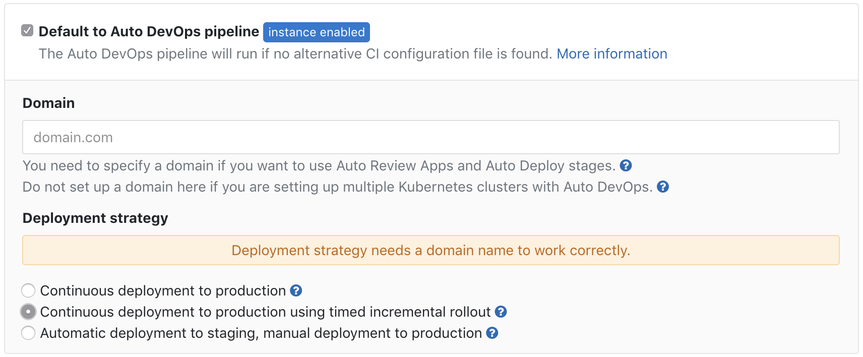 Add timed incremental rollouts to Auto DevOps