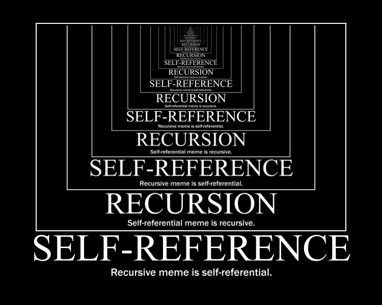 Мем про рекурсию