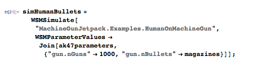 Larger number of guns