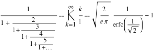 Continued fraction example