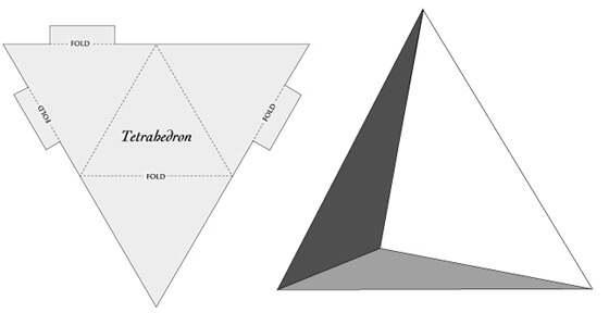 Эмблема с тремя треугольниками