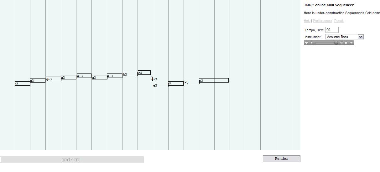 Edge Online MIDI Sequencer screenshot