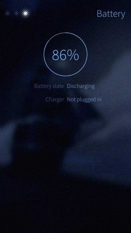 setting up the battery in Jolla