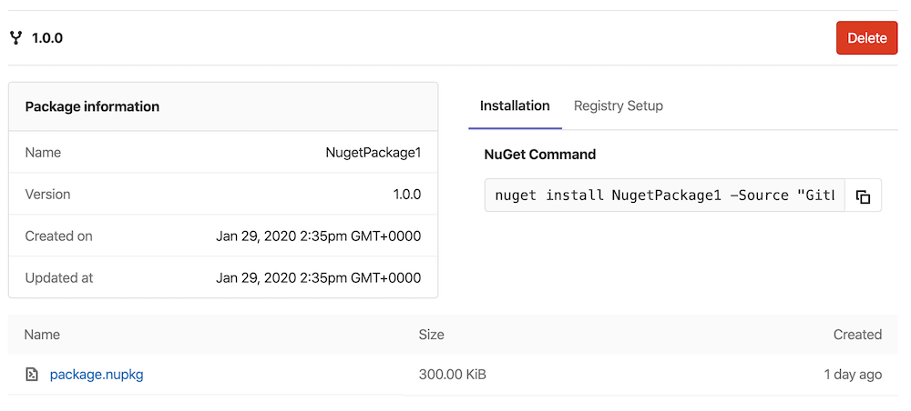 Build, publish, and share packages to the GitLab NuGet (.NET) Repository