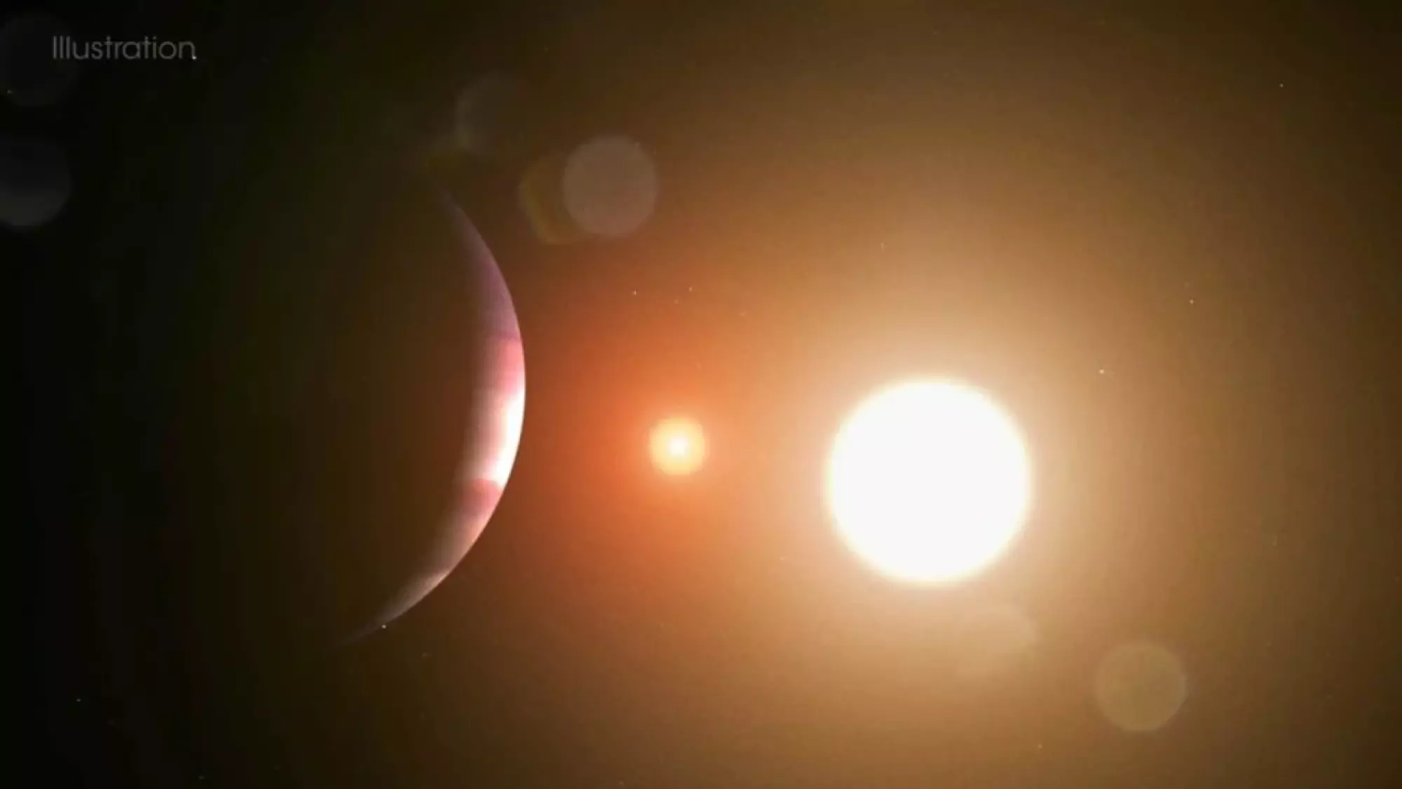 Ученые обнаружили мир, вращающийся вокруг двух звезд, очень похожий на вымышленный мир Татуин, родную планету Люка Скайуокера в «Звездных войнах». Credit: NASA Goddard Space Flight Center / Chris Smith (USRA)