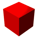 Тот же куб, но уже вращающийся