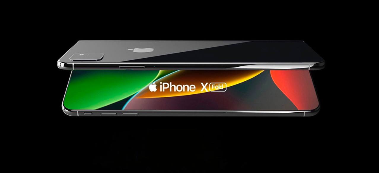 Хотели бы складной iPhone? (© iPhone X Fold Concept)